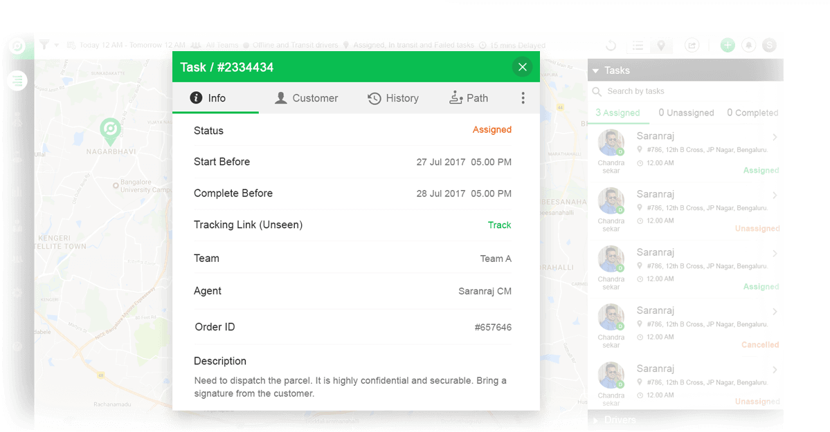 Automatic dispatching